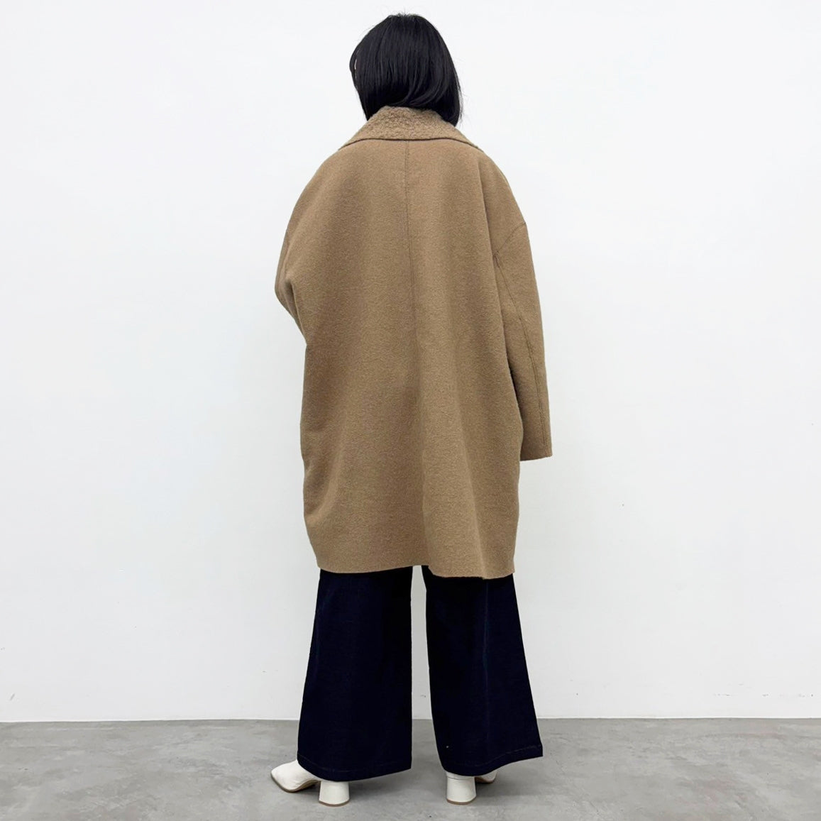 CYNICAL】ボアスライバーニットリバーシブルコート/552-94055