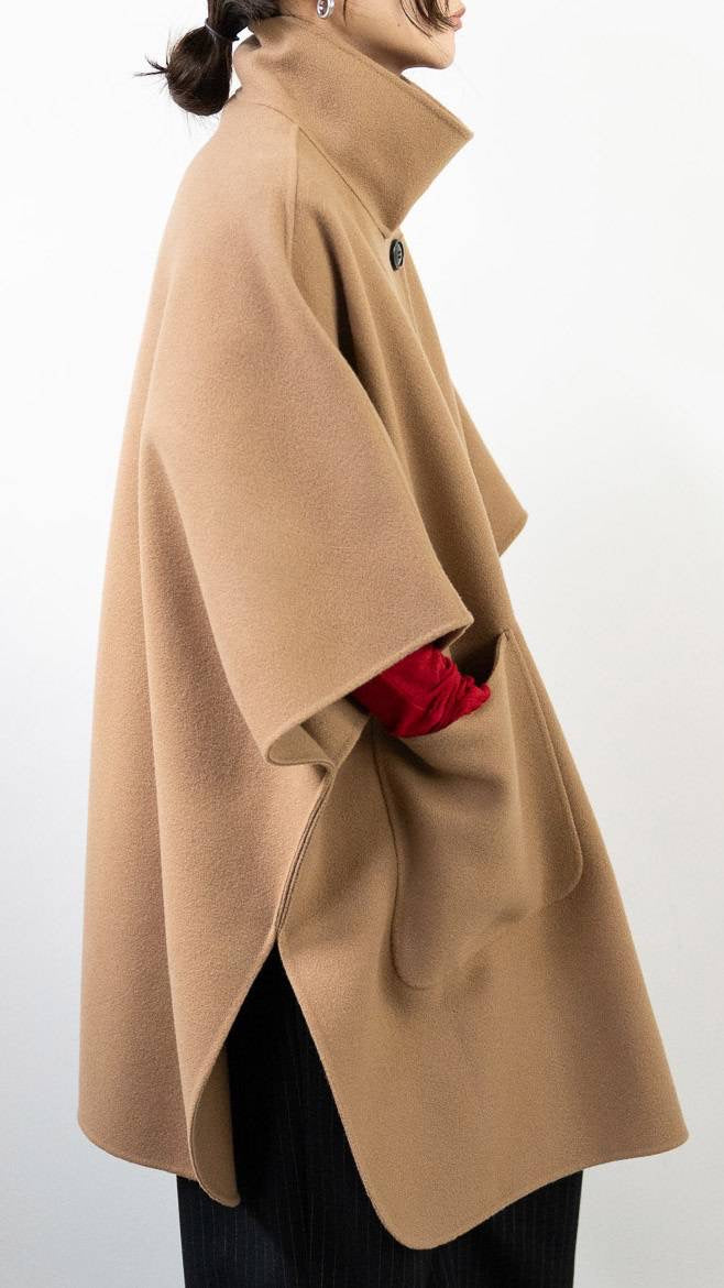 CLOCHE】ダブルフェイスポンチョコート/55284504