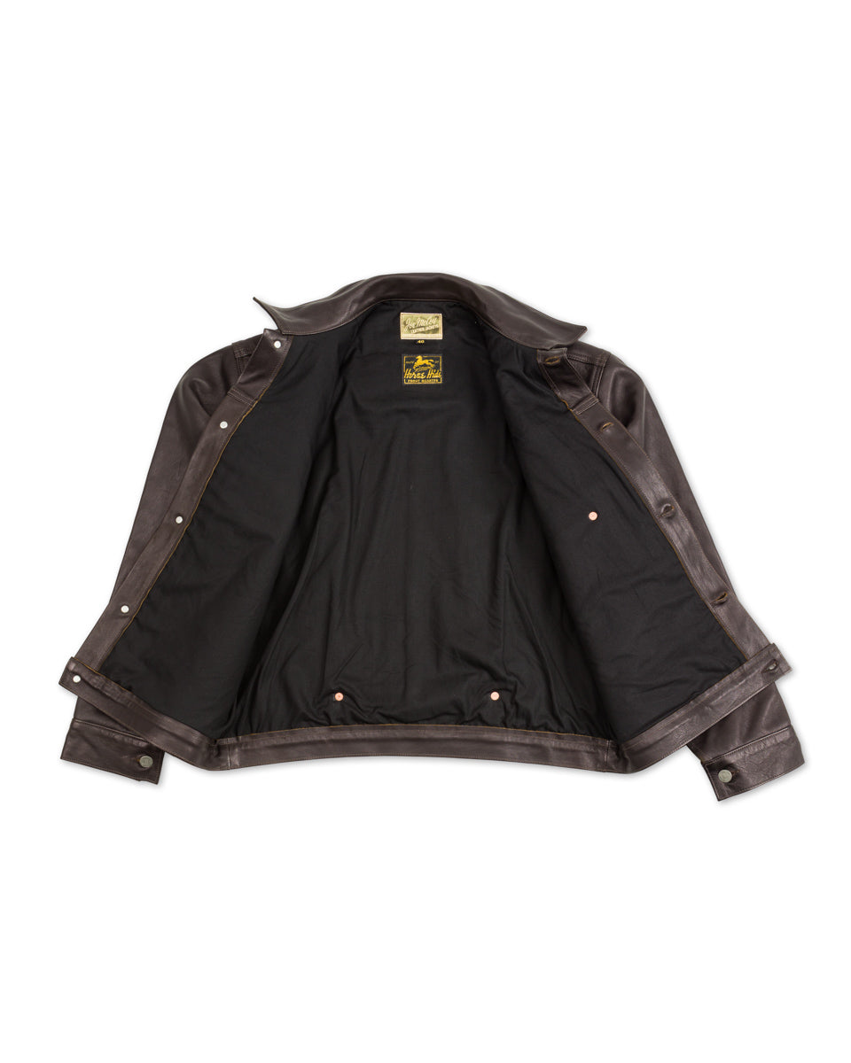 The Real McCoy's Type I Leather Jacket - Black – Standard & Strange