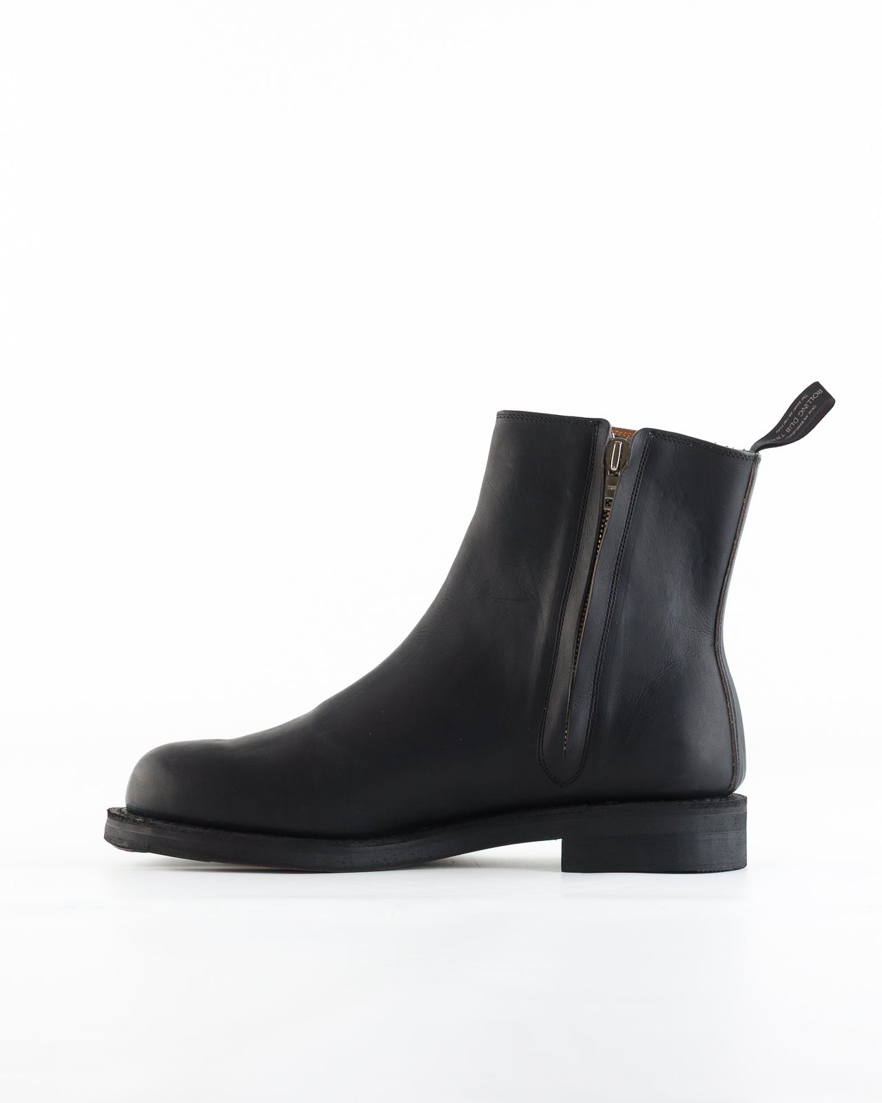 Casper Side Zip Boot - Black Guidi Calf – Standard & Strange