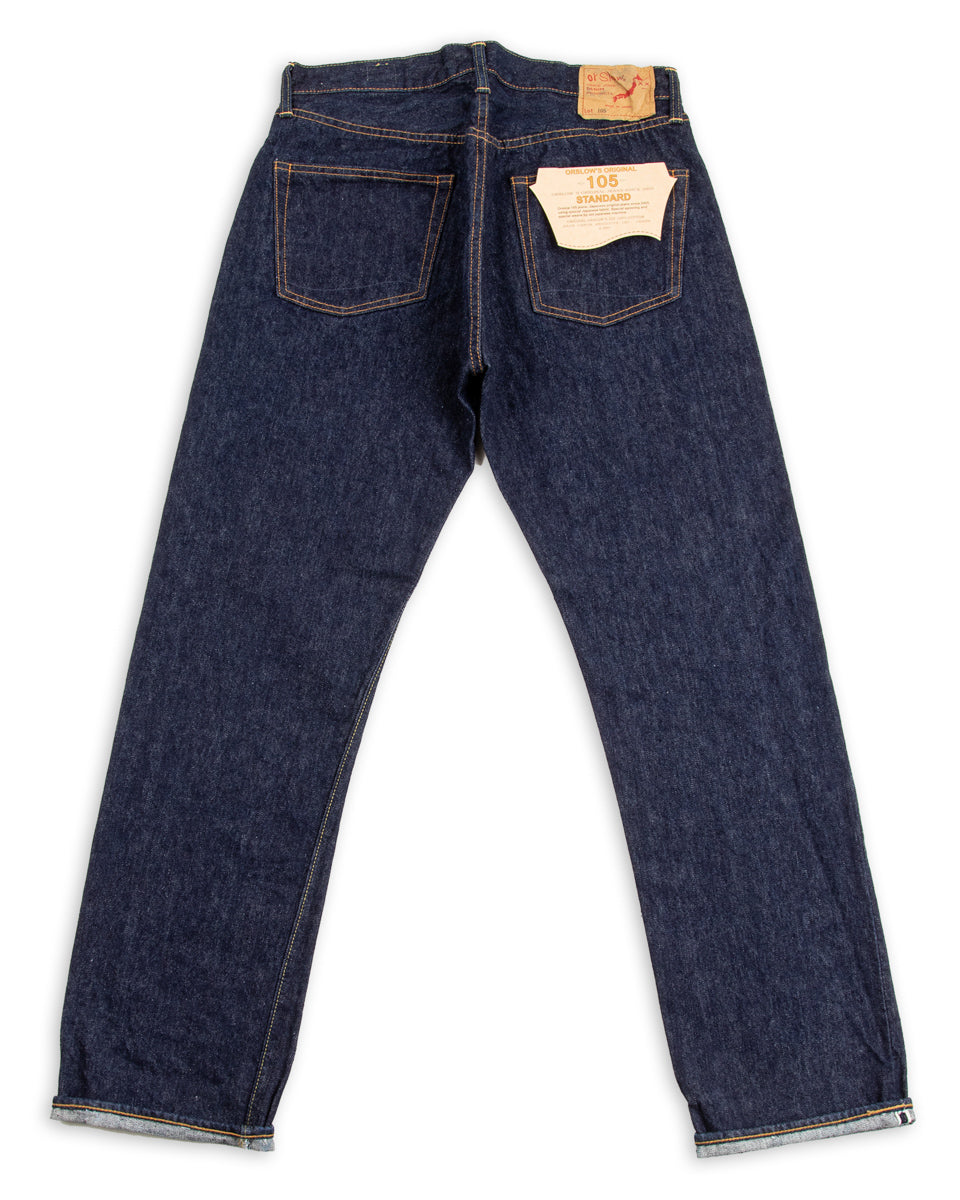 OrSlow 105 Standard Fit Denim - One Wash – Standard & Strange