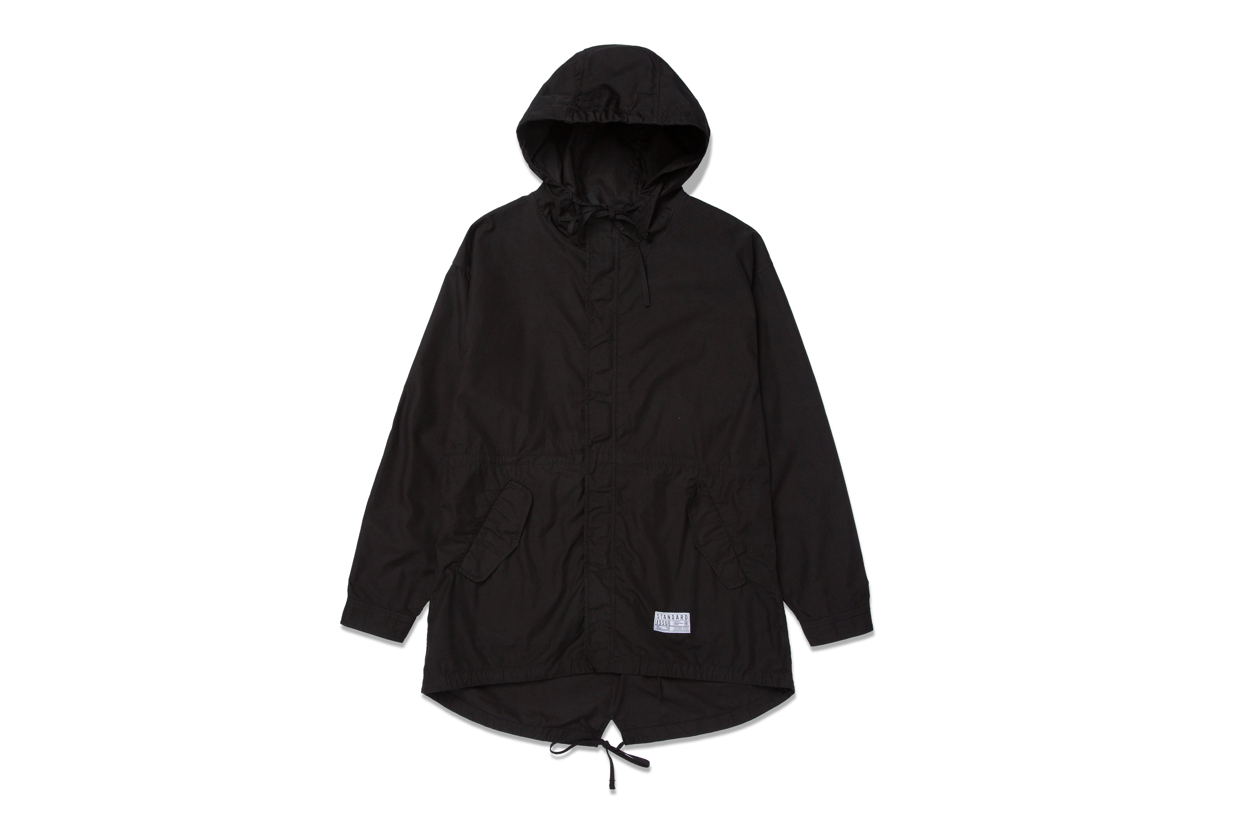 Fishtail Parka Black – STANDARD ISSUE TEES