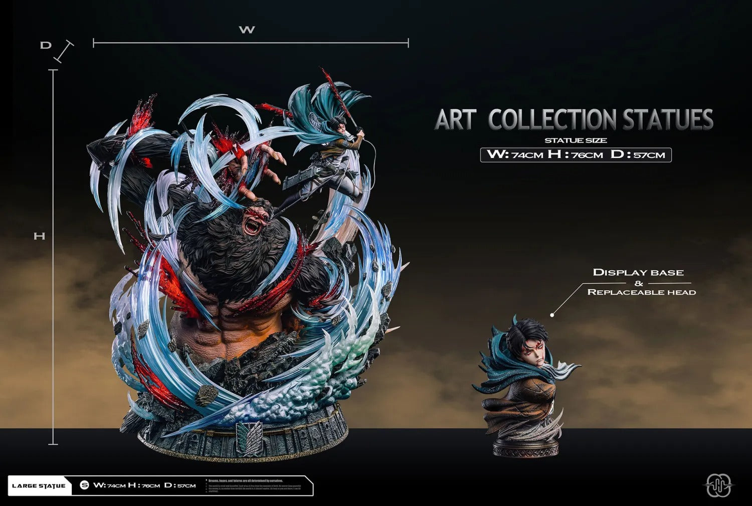 Pre order】Hertz Studio - Attack on Titan Levi vs Zeke – STC Toys