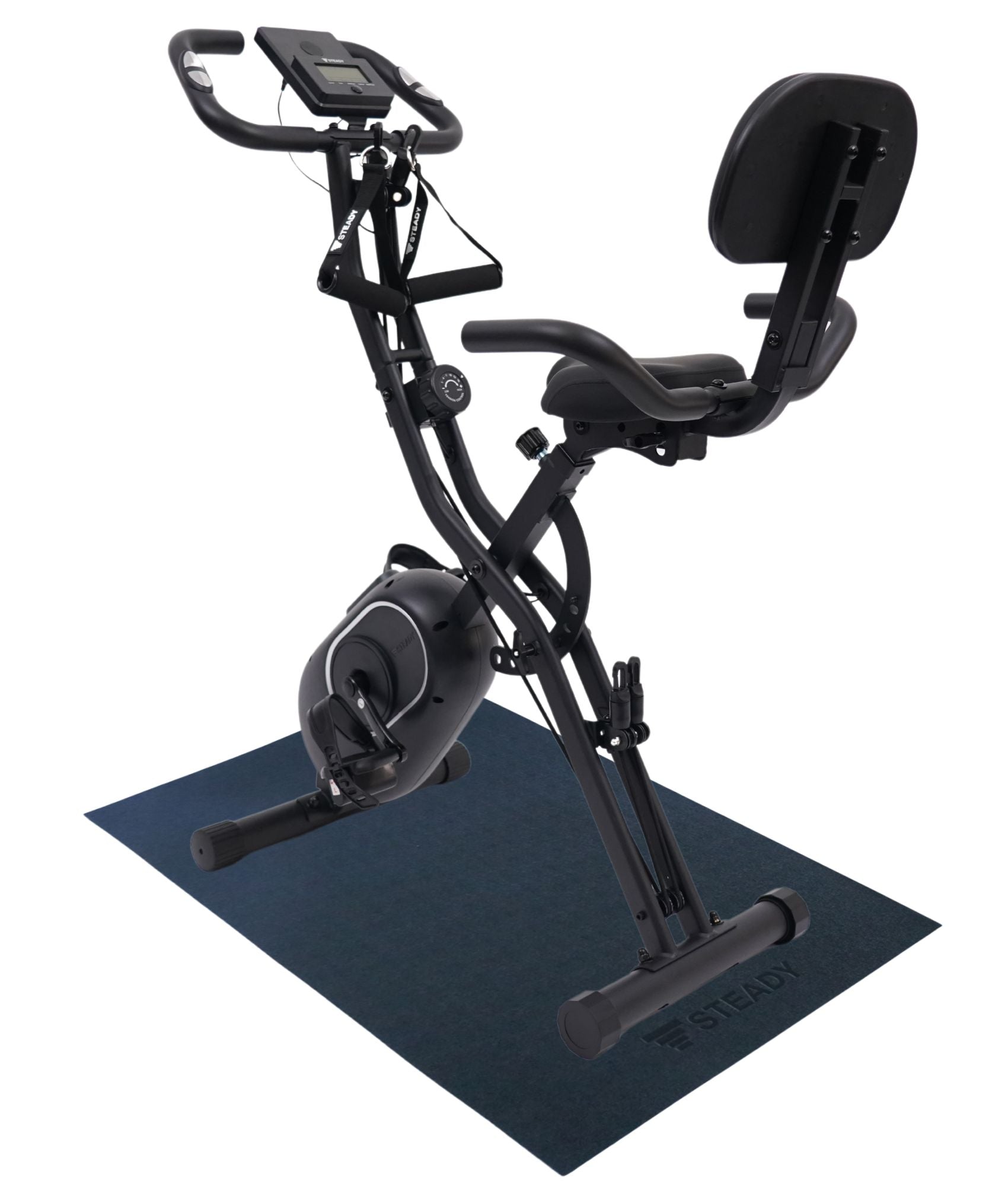 フィットネスバイク バンド付き 筋トレ 折りたたみ 静音 365日保証