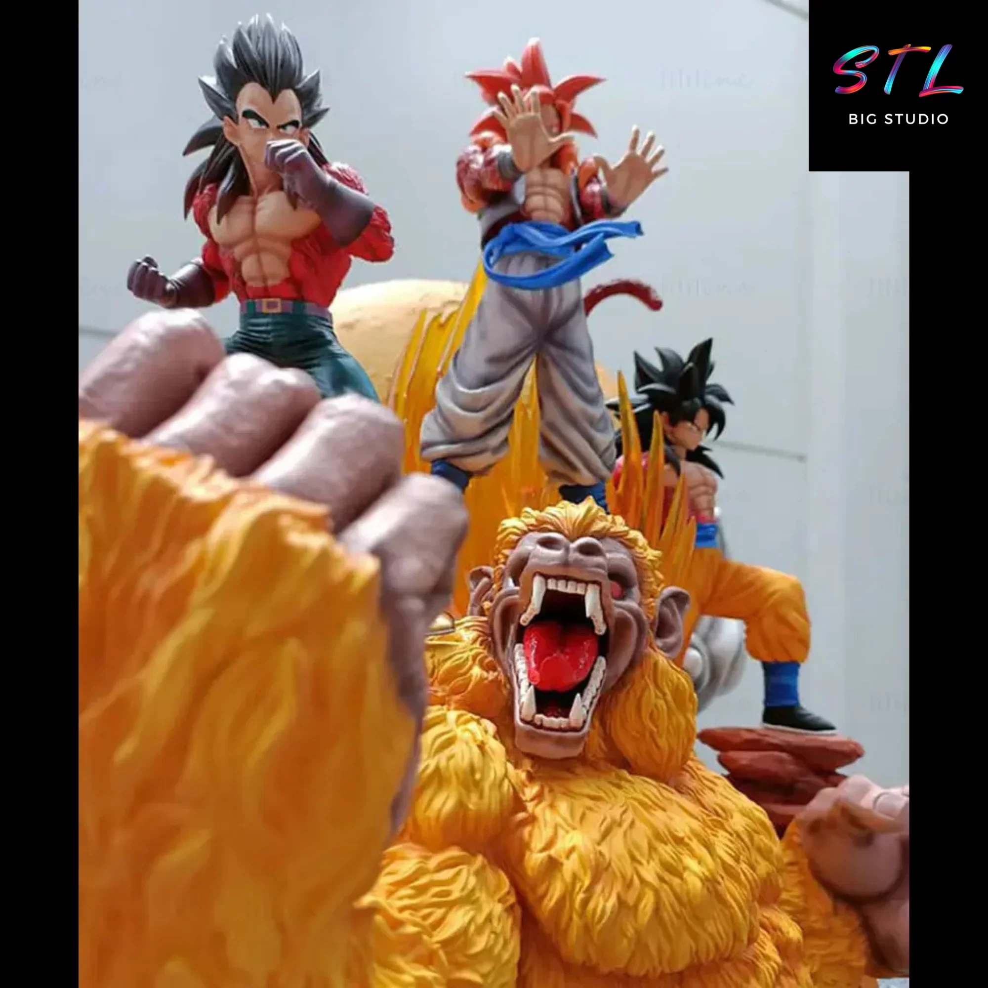 🔥 Dragon Ball GT Diorama STL for 3D Printing