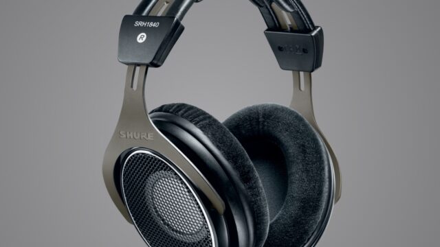 モニターとして使えるオープンヘッドホンの最高峰？【SHURE SRH1840