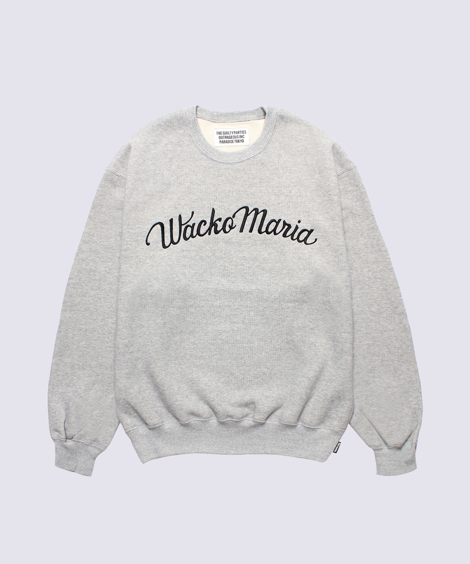 MIDDLE WEIGHT CREW NECK SWEAT SHIRT ( TYPE-1 )｜WACKO MARIA