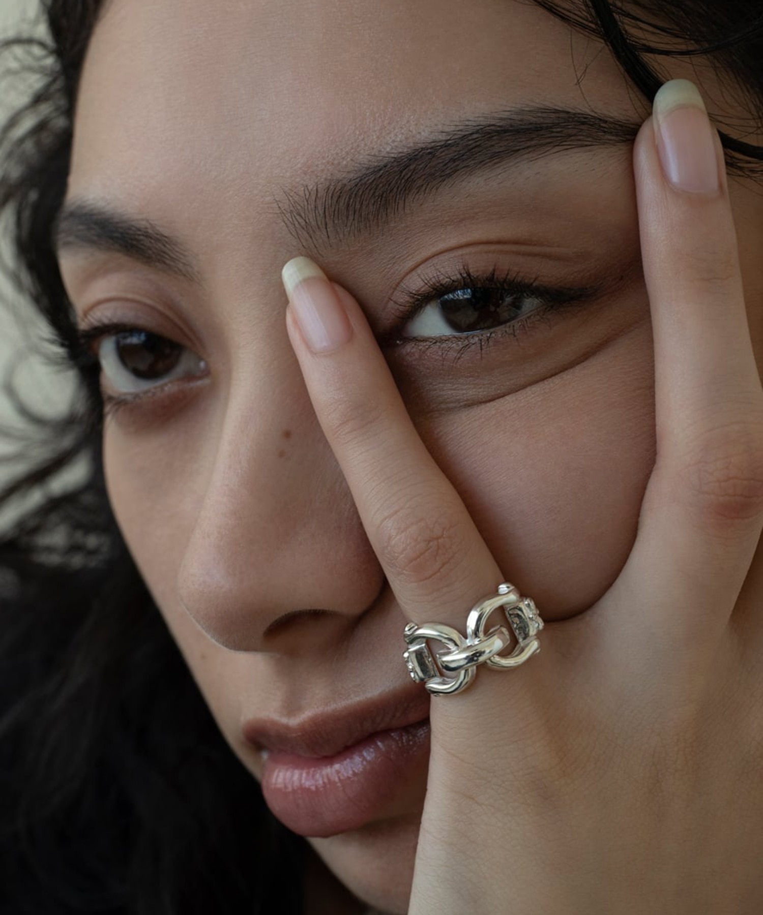 R-086 Horse bit ring | WAKAN SILVER SMITH