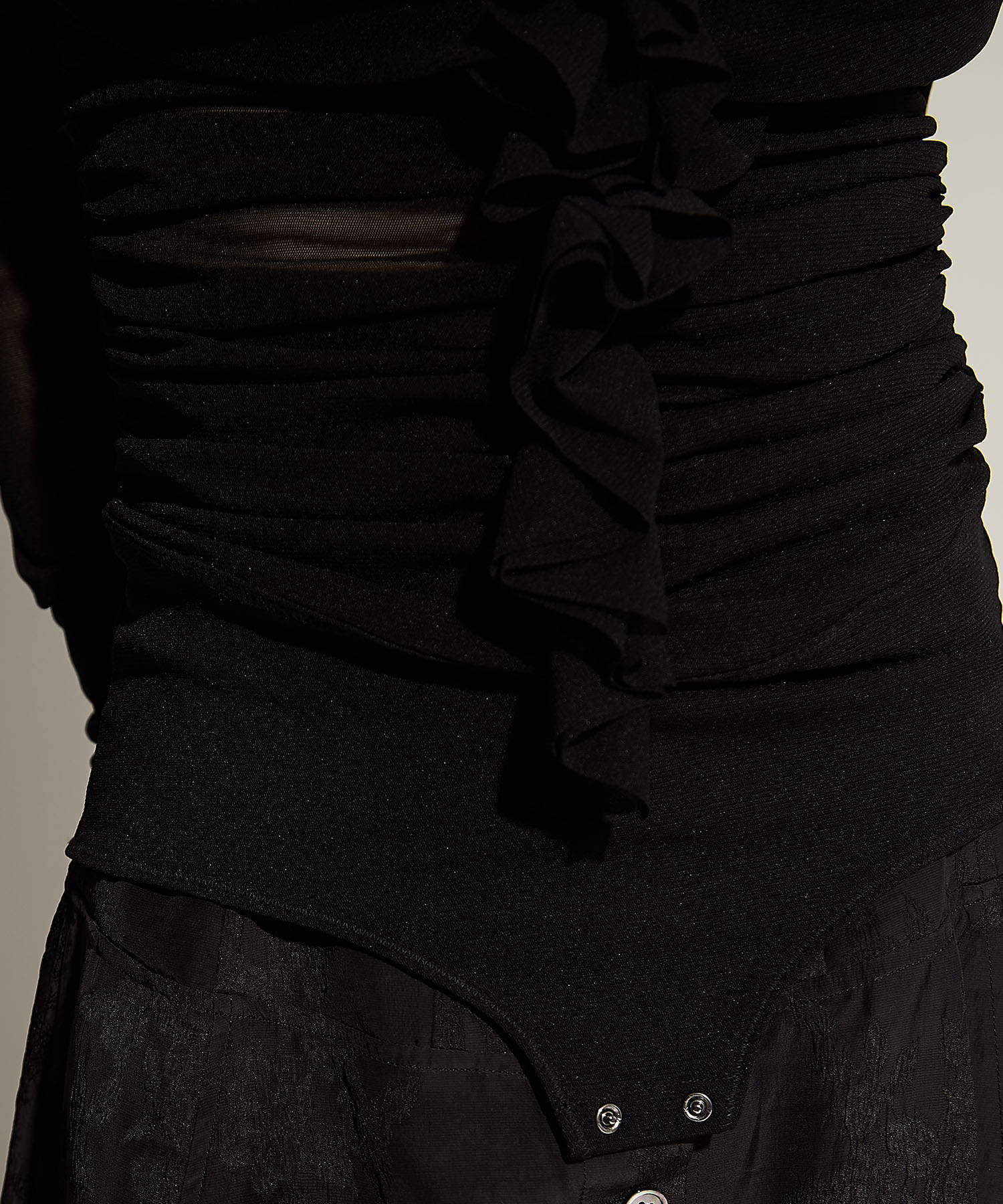 TULLE FRILLED BODYSUIT(1 BLACK): FETICO: WOMENS｜ STUDIOUS ONLINE