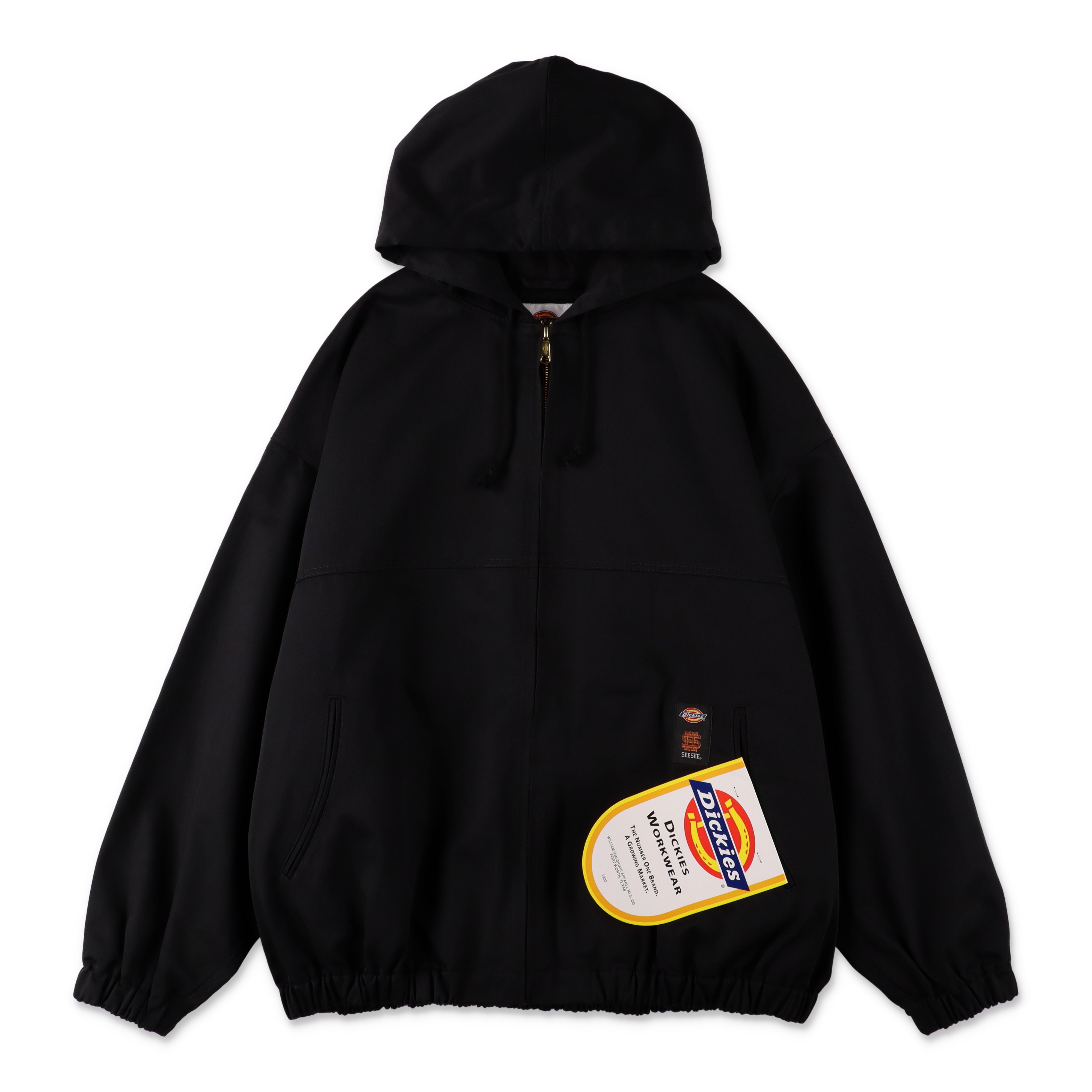 SEE SEE x DICKIES FULL ZIP HOODY JACKET【BLACK】 – STUDY SHOWROOM