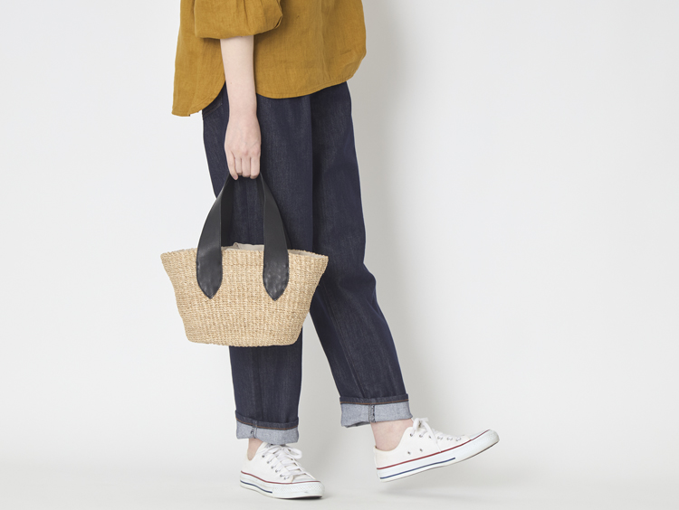 POMTATA/かごバッグ WUE TOTE -普段使いにぴったりなサイズのマルシェ