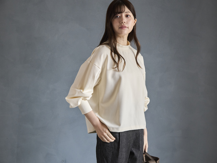 Kilka/家で洗えてシワになりにくいあったかプルオーバー -洗濯機で洗え