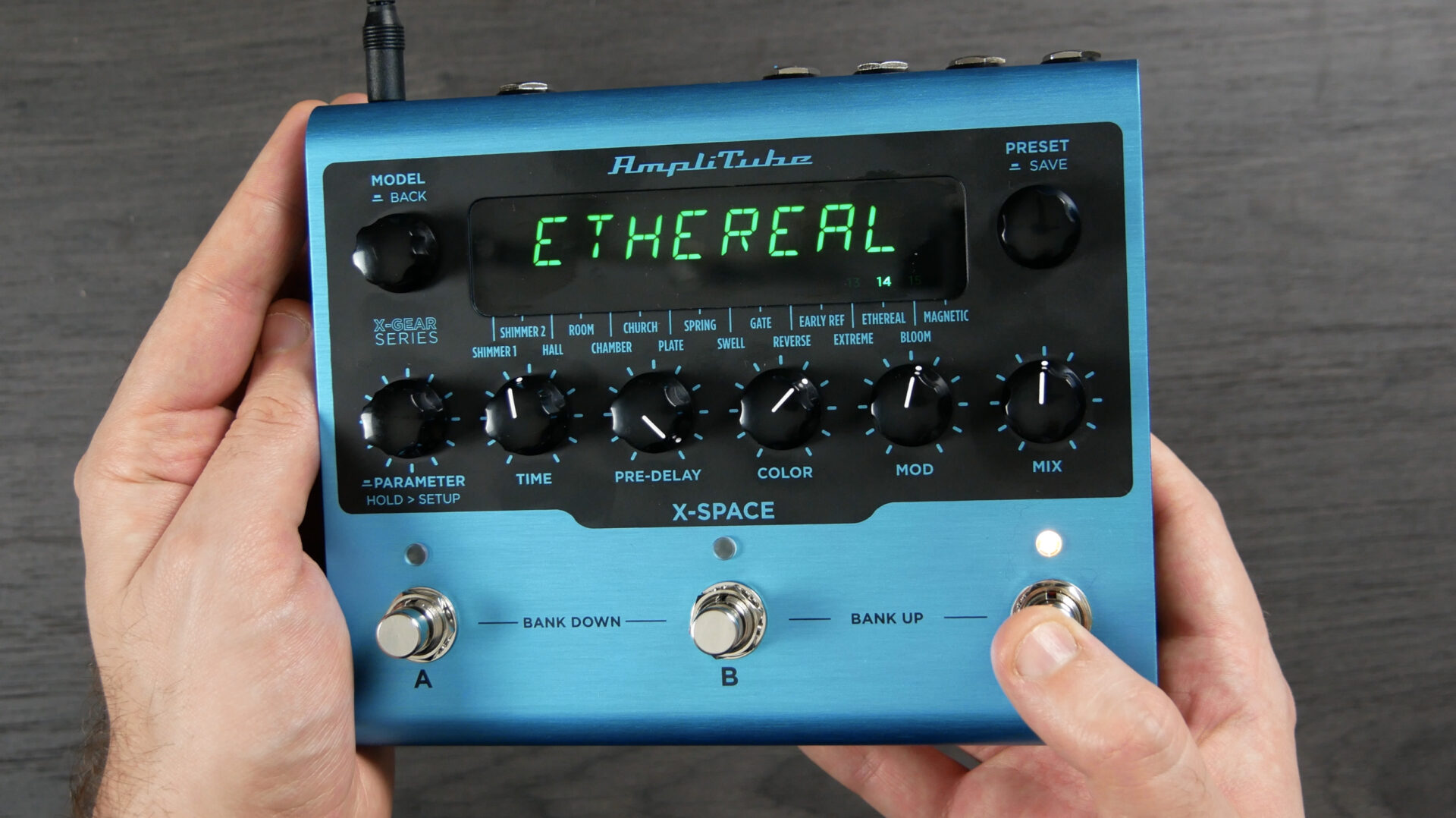 IK Multimedia AmpliTube X-SPACE review, stereo digital reverb pedal