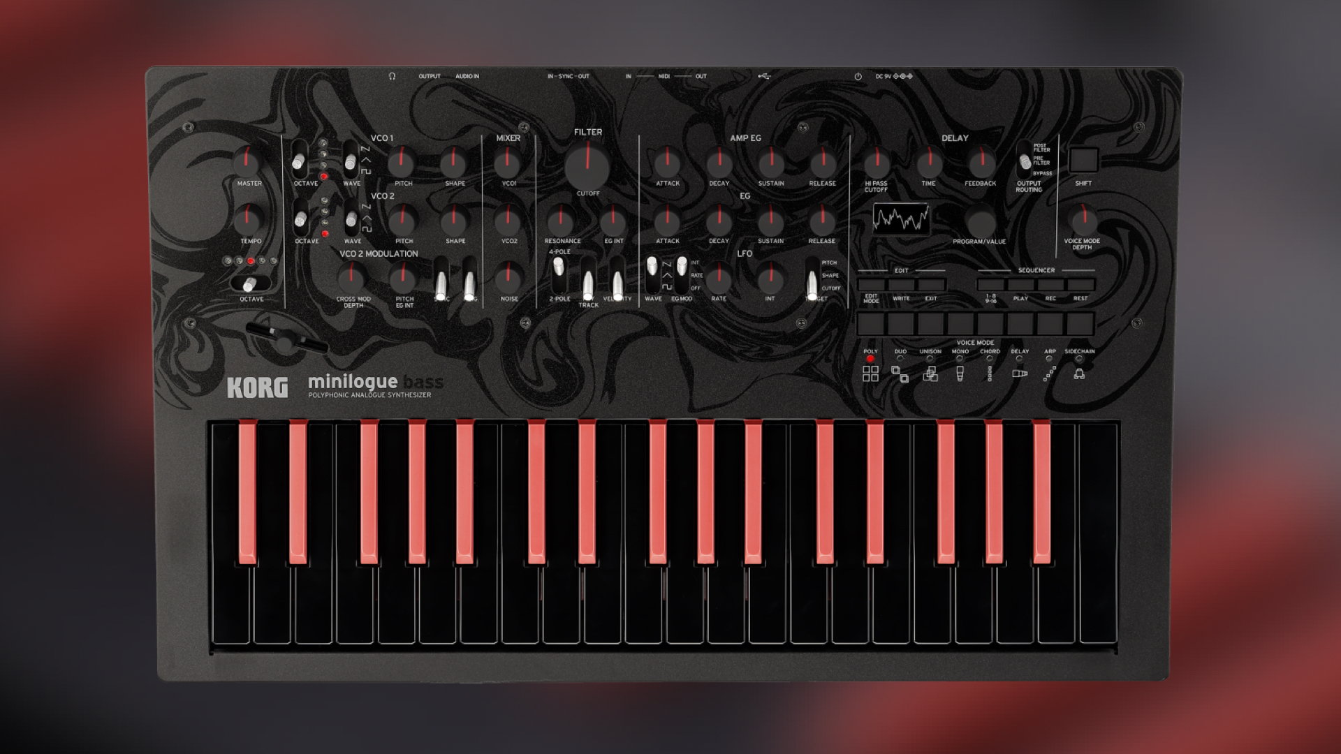 Korg minilogue Bass, new limited edition clothes but with the same