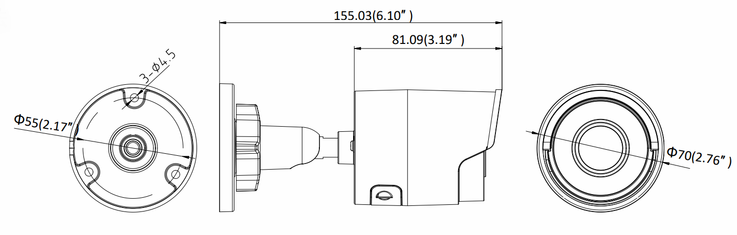 DS-2CD2085FWD-I (HIKVISION) - システムケイカメラ